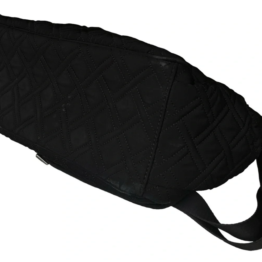VERA BRADLEY MESSENGER BABY BAG IN QUILTED CLASSIC BLACK G5